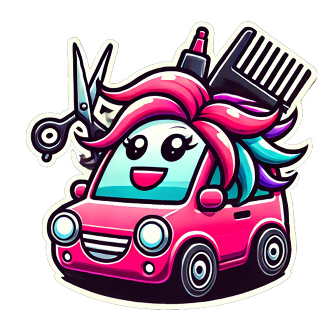 Hair Comes Kim logo