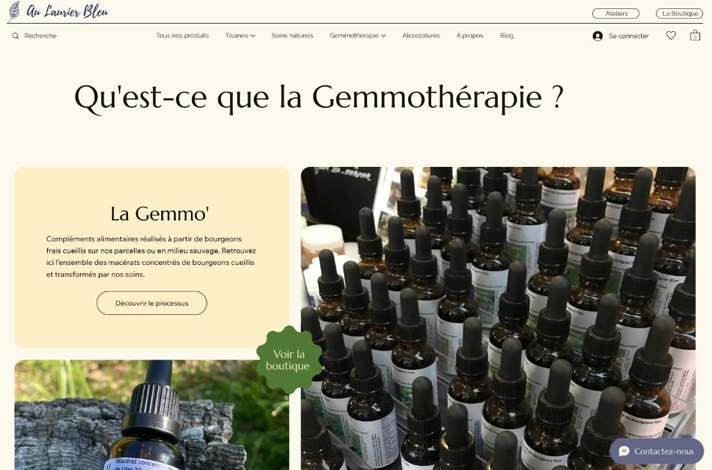Au Laurier Bleu - Gemmotherapy