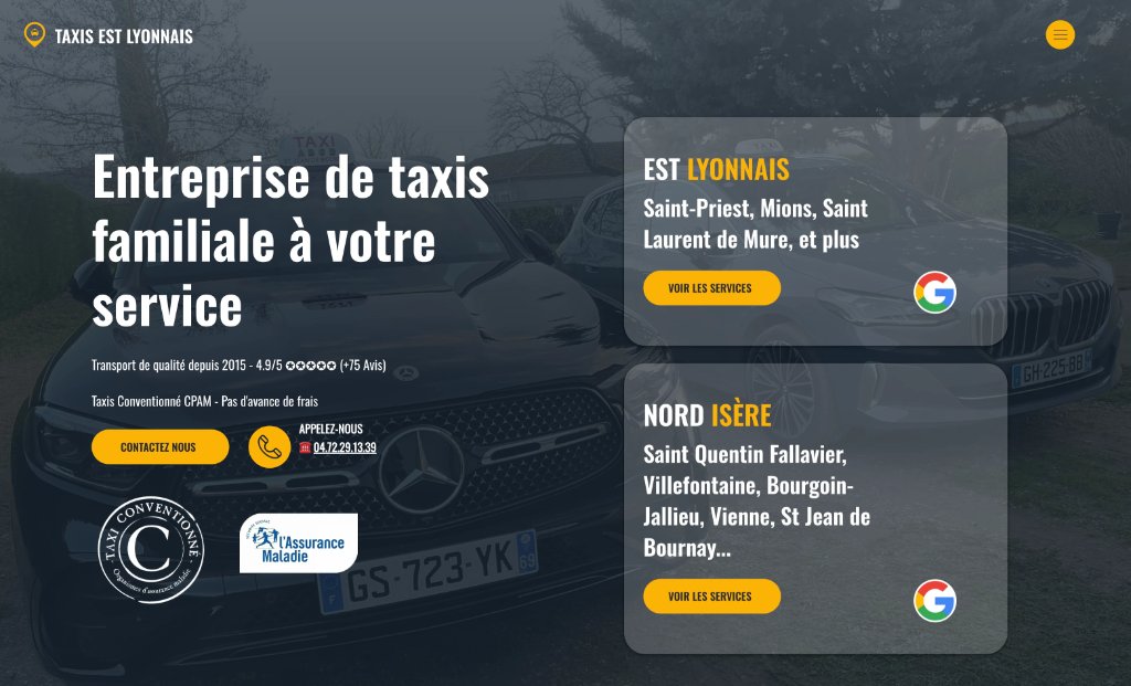 Taxis Est Lyonnais - Homepage
