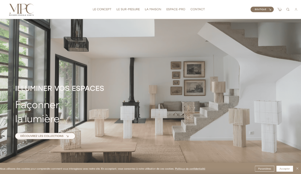 Maison Pascale Conte - Homepage