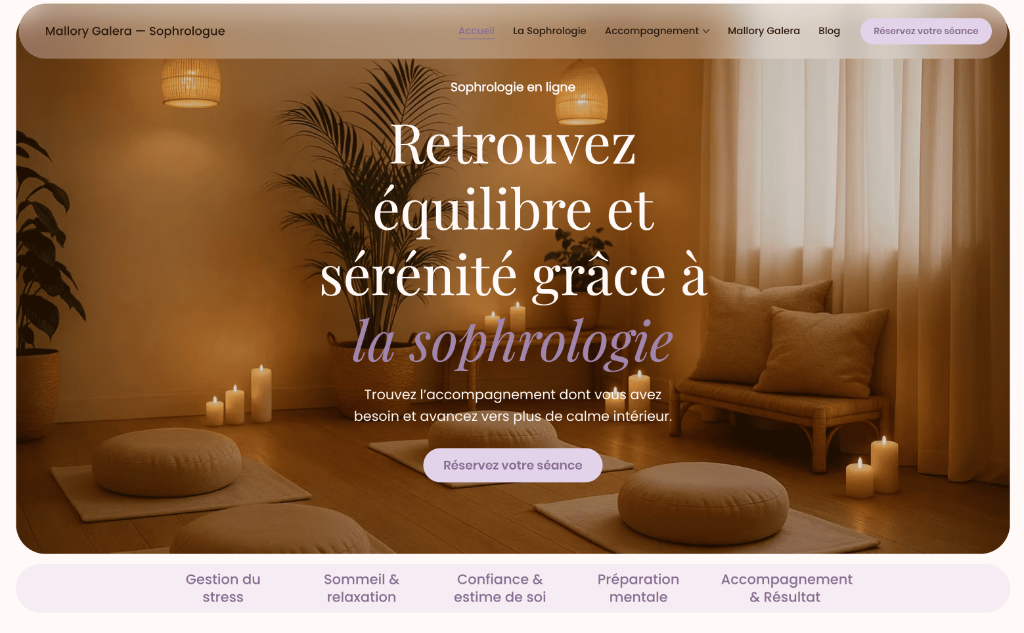 Sophrologue Mandelieu - Homepage