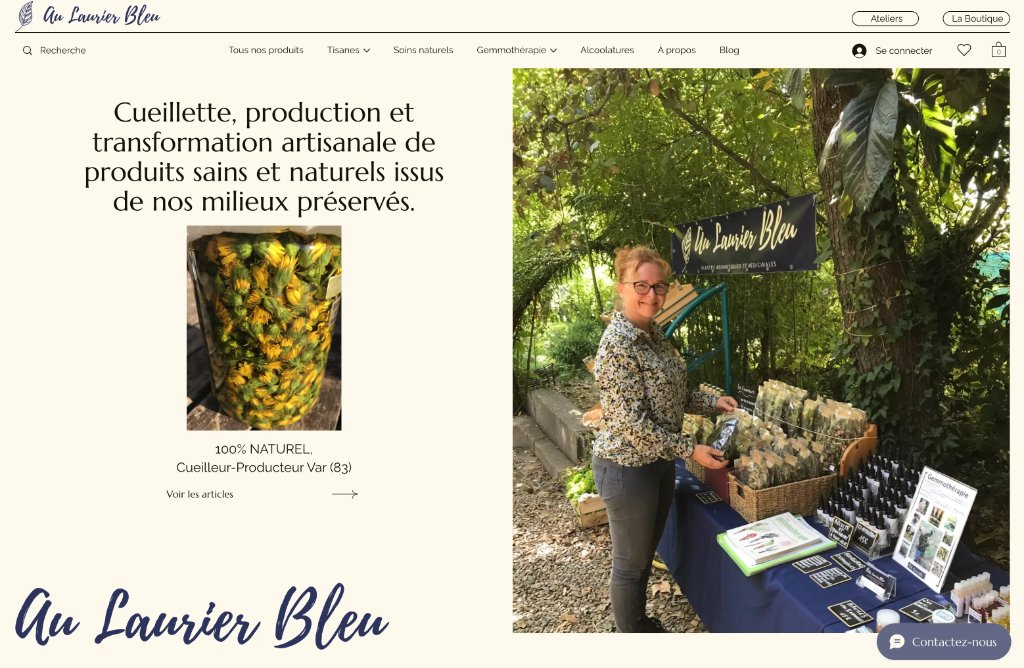 Au Laurier Bleu - Homepage