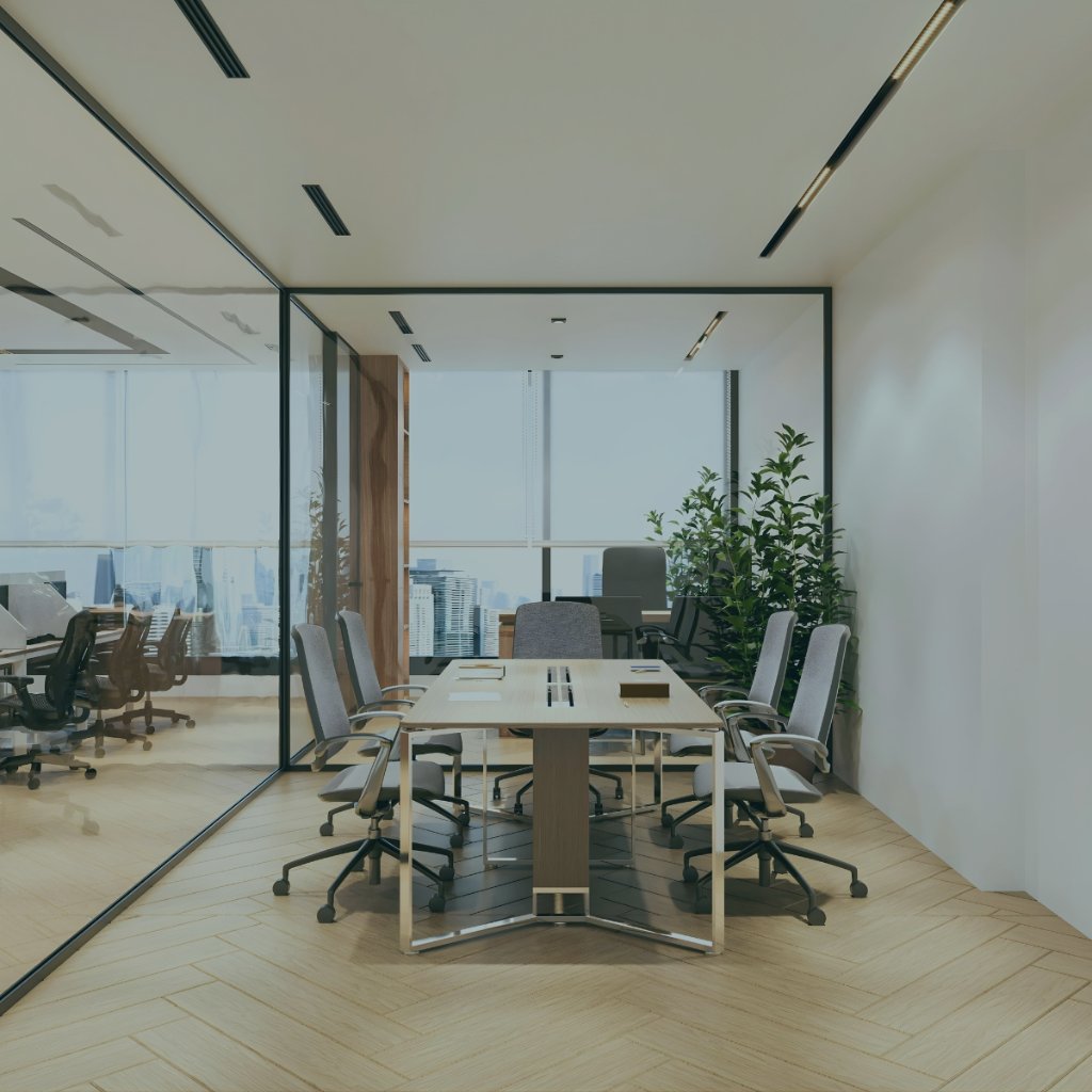 Modern office meeting room