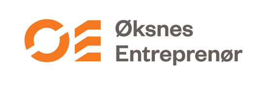 Øksnes Entreprenør logo