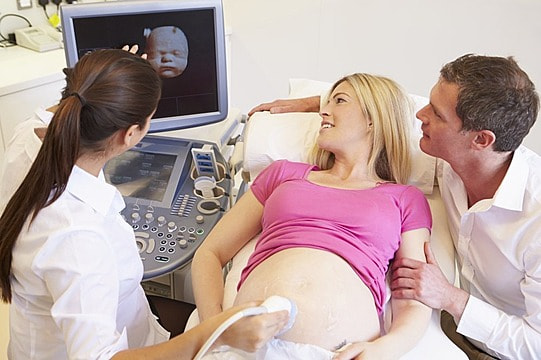 Professional ultrasound examination