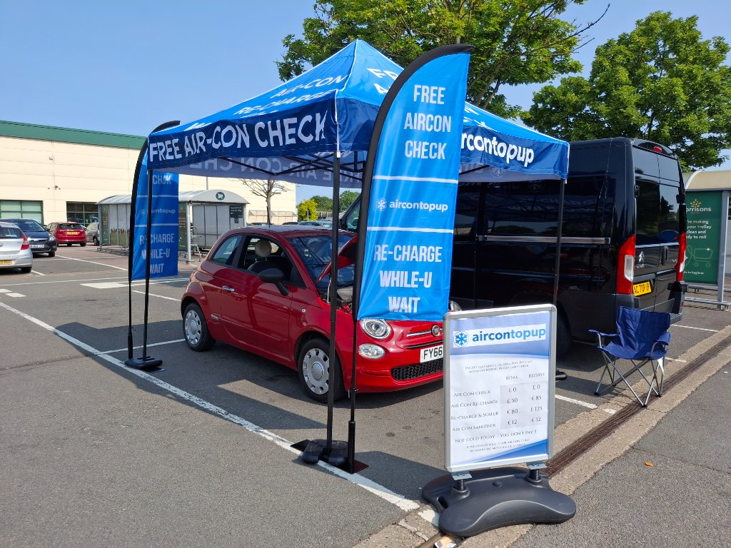 Stand and signage