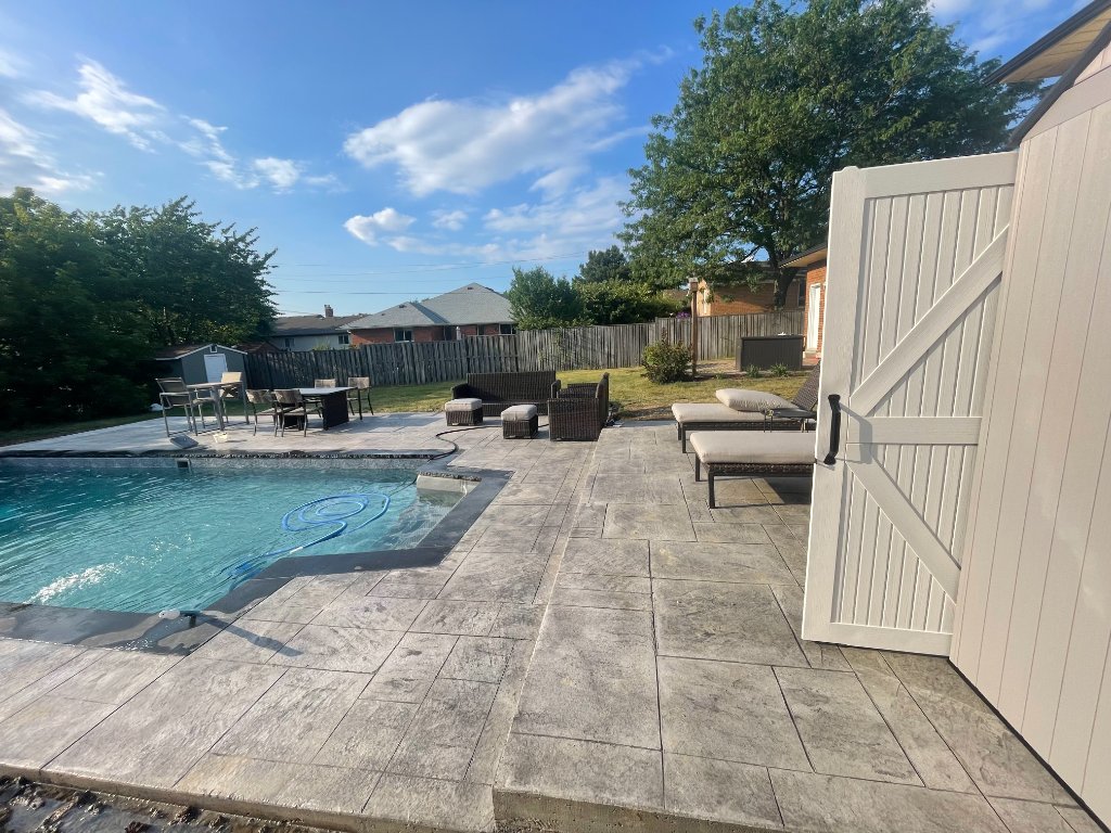 Vinyl Pool Installation project 17