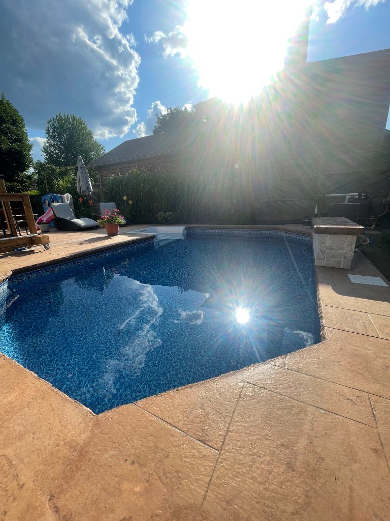 Vinyl Pool Installation project 18