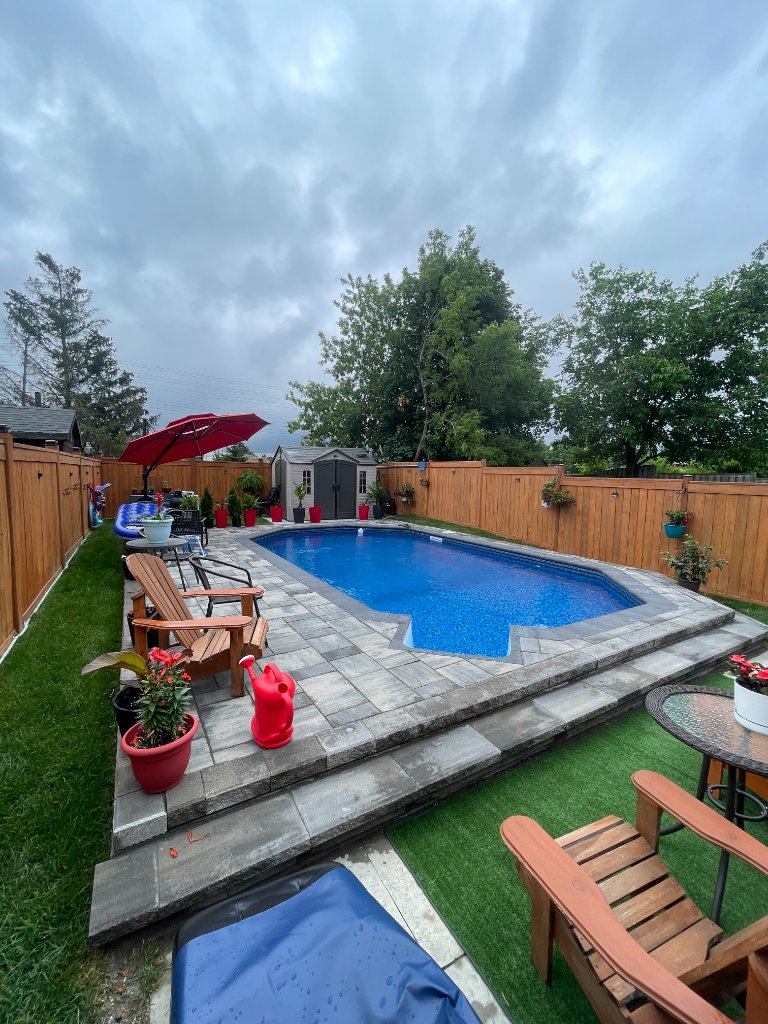 Vinyl Pool Installation project 9