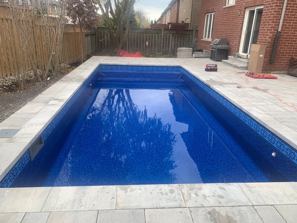 Vinyl Pool Installation project 12