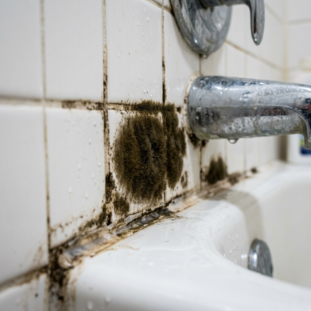 Alternaria mold in shower and bathroom
