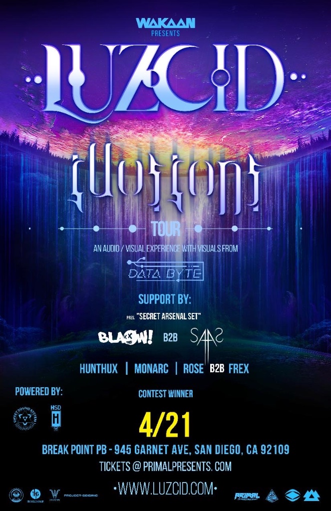 Luzcid Allusion Tour with Data Byte