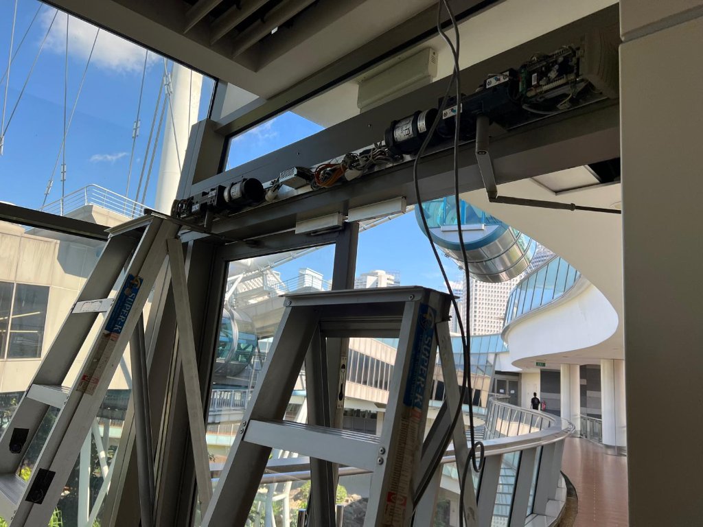 Singapore Flyer Security System — Installation