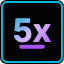 5xFaster logo