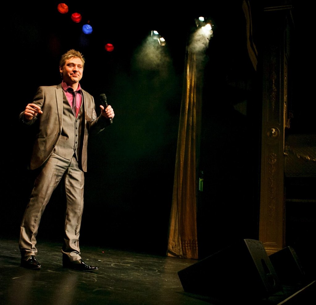 Christian Scott performing on stage