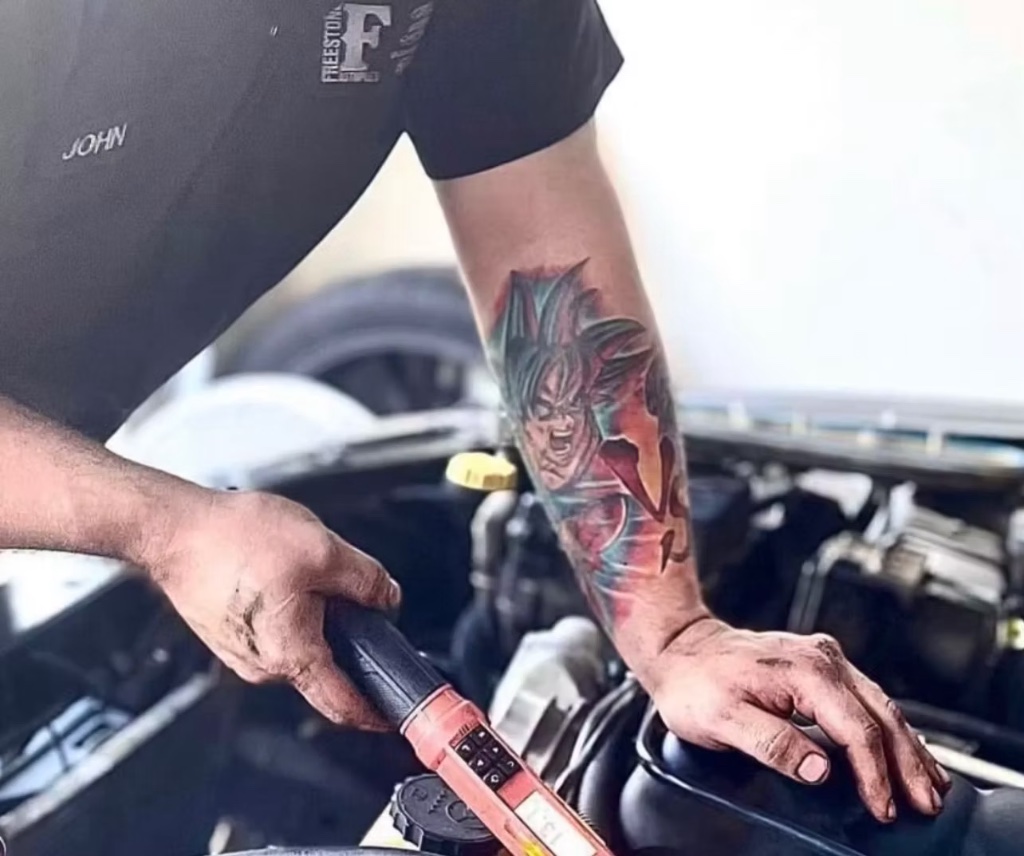 Technician at work