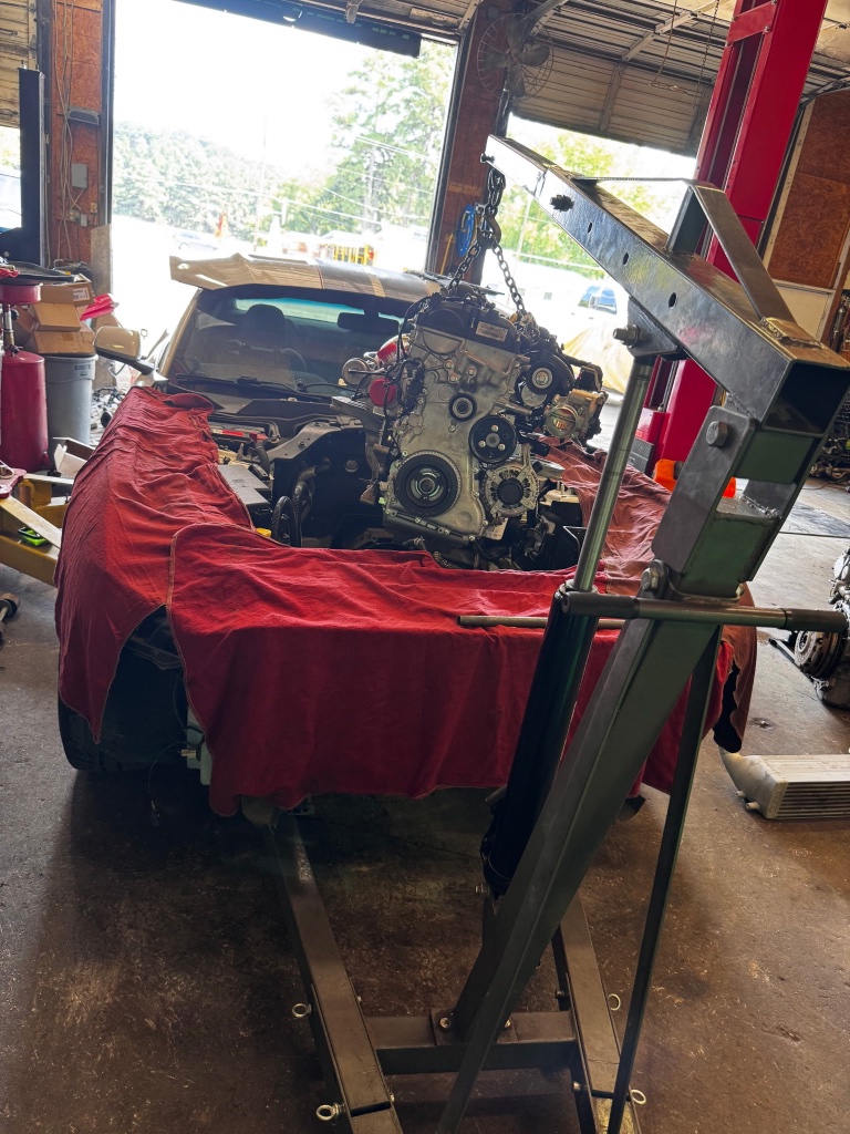 Engine Hoist Work