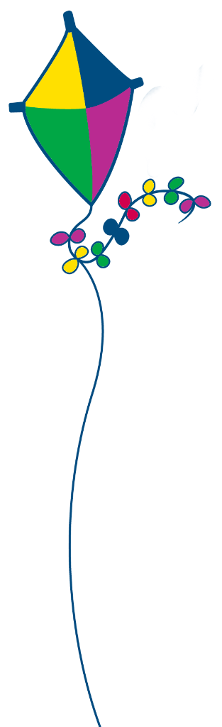 Flying kite