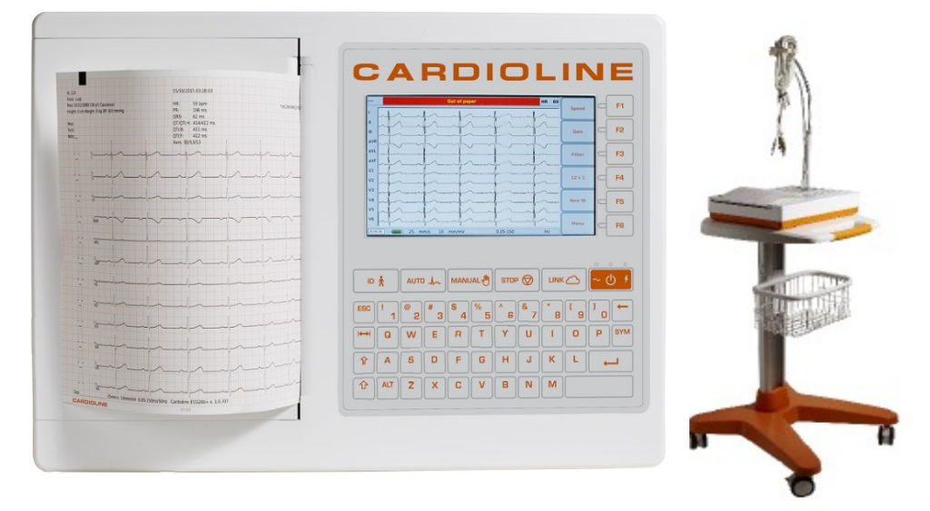Ηλεκτροκαρδιογράφημα ΗΚΓ Βόλος - Cardioline ECG 200S, καρδιολόγος Μπουκής