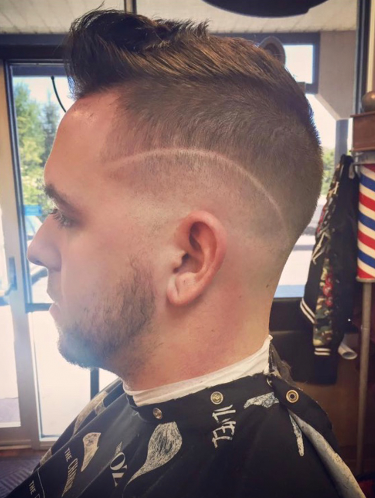 Modern Fade with Line