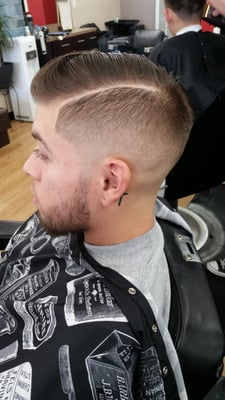 Side Part Fade