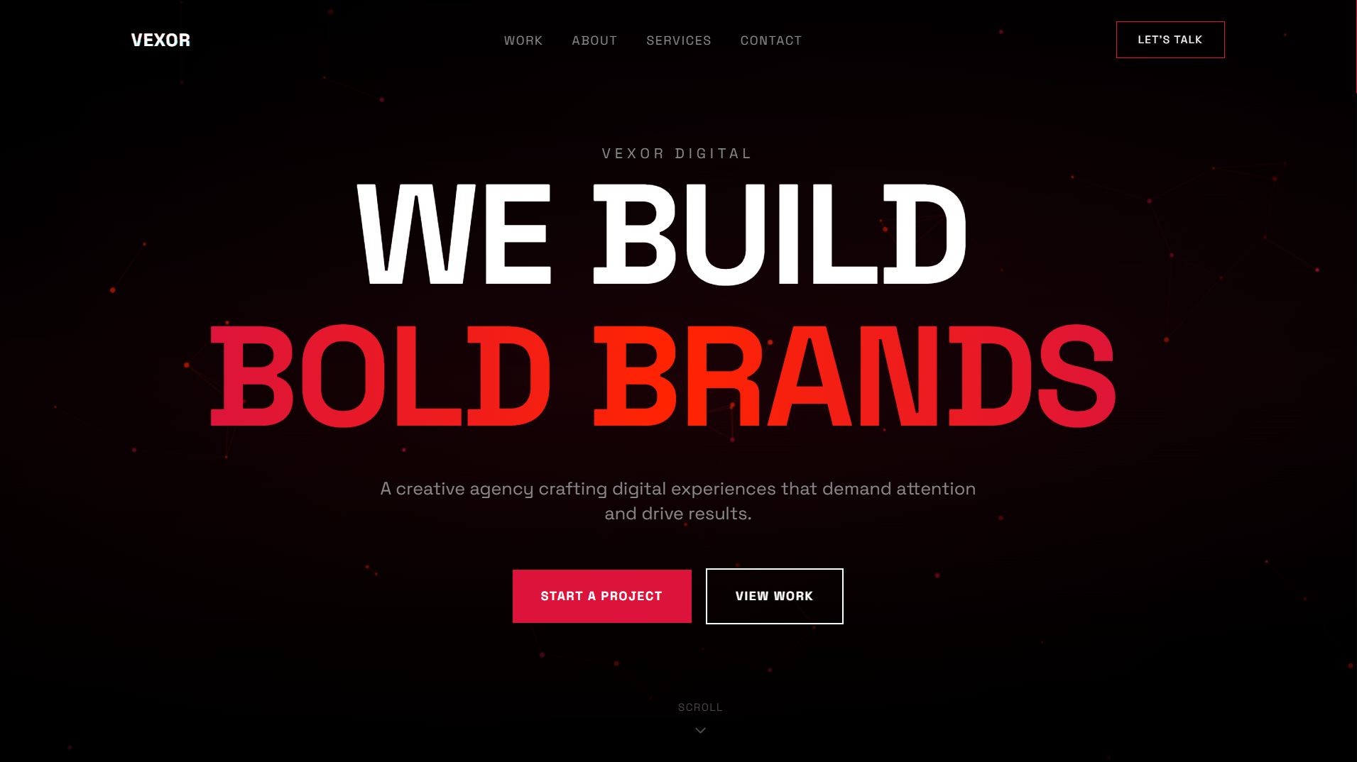 Vexor Digital template preview