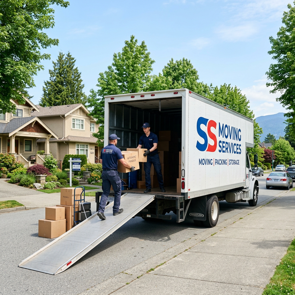 SS Moving Services truck