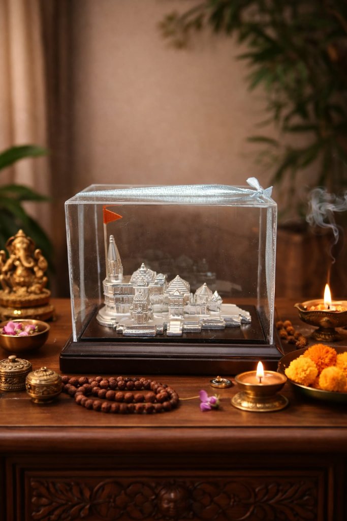 Ayodhya Ram Mandir Silver Model