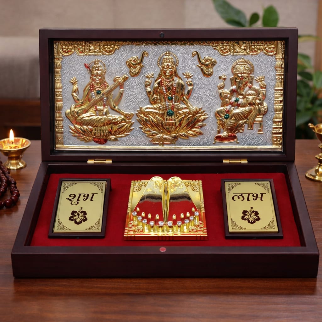 Lakshmi Ganesha Saraswati Gift Box