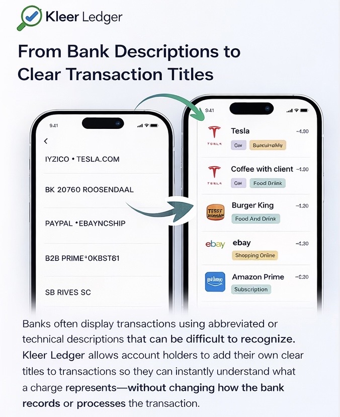 Before and after transaction labels