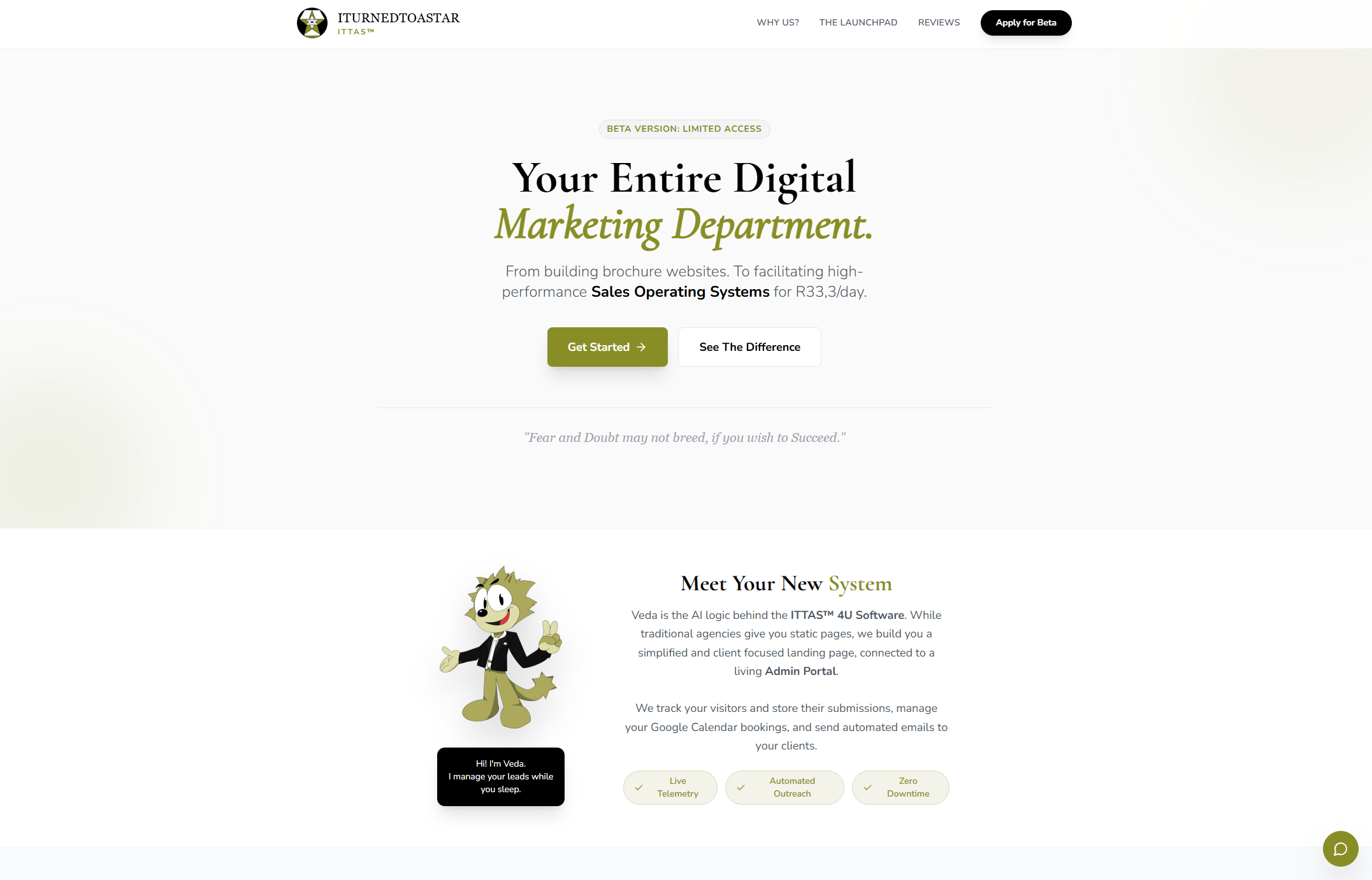 ITTAS™ Workspace template preview