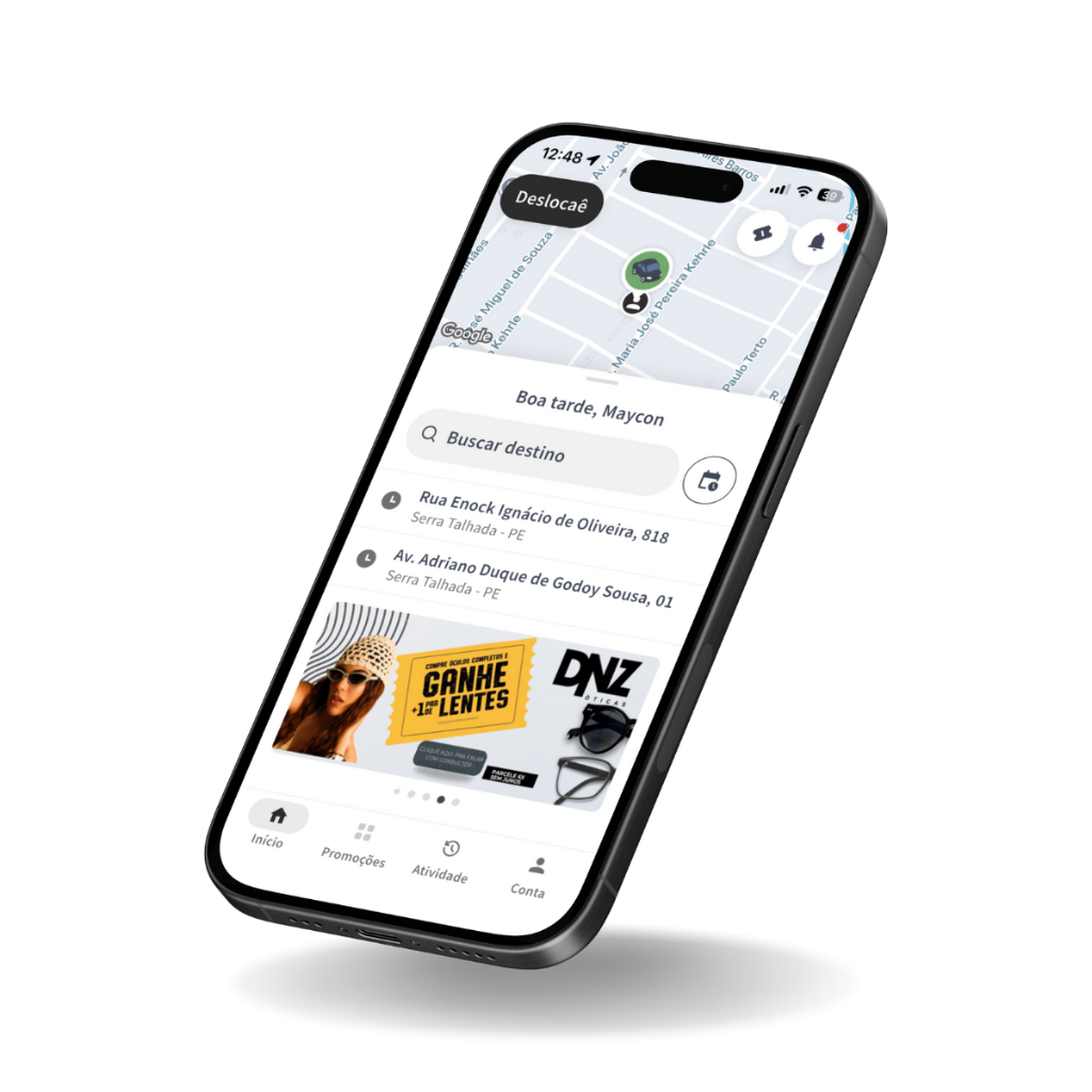 Banners no app Deslocaê