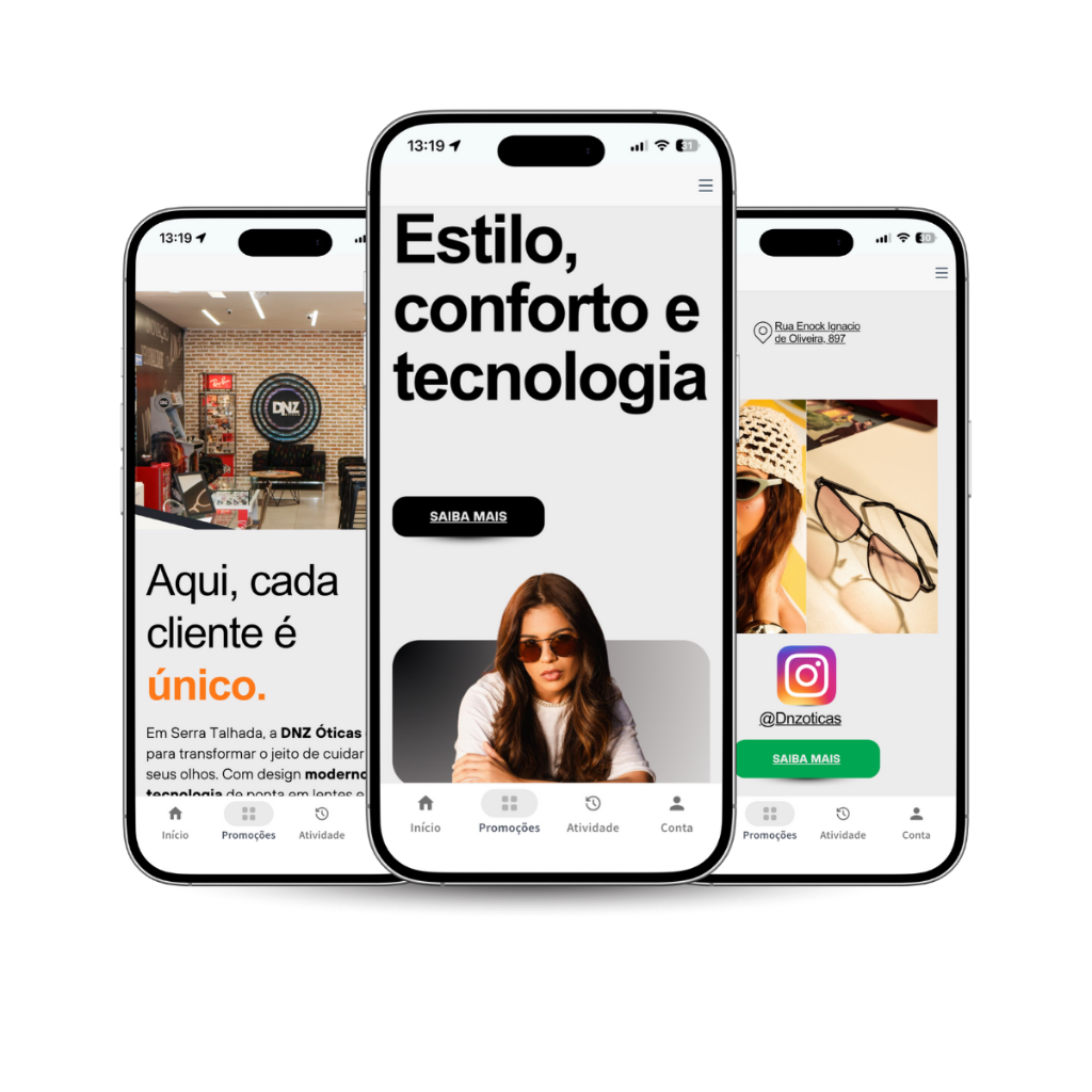 Pagina exclusiva no app Deslocaê
