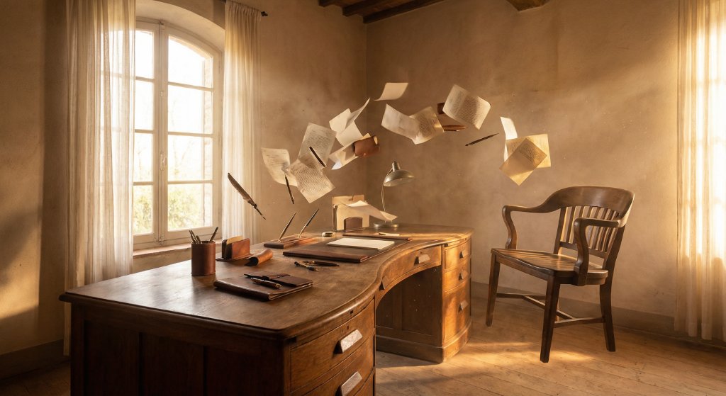 Creative Workspace - Scène cinématique de bureau créatif