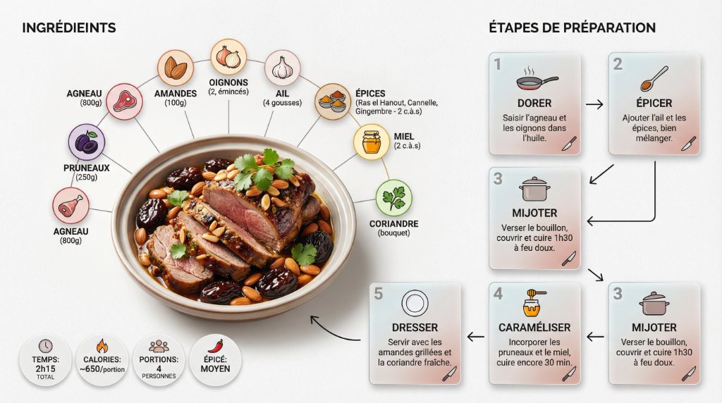 Infographie Culinaire - Design Produit