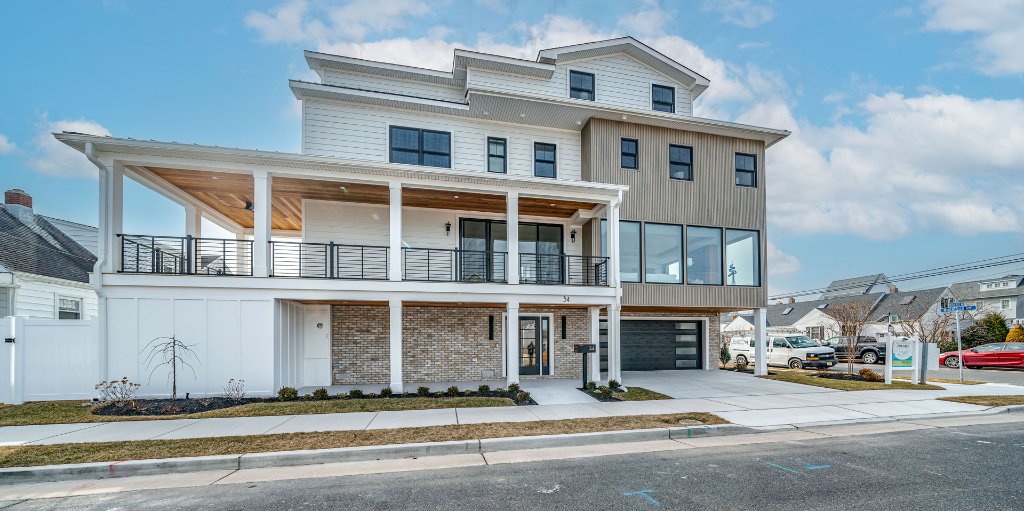 34 N Woodcrest Ave, Longport — completed custom home built by Oasis Property Group