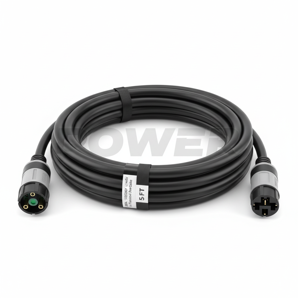 30A 120/240V L14-30 Twistlock power cable 50'