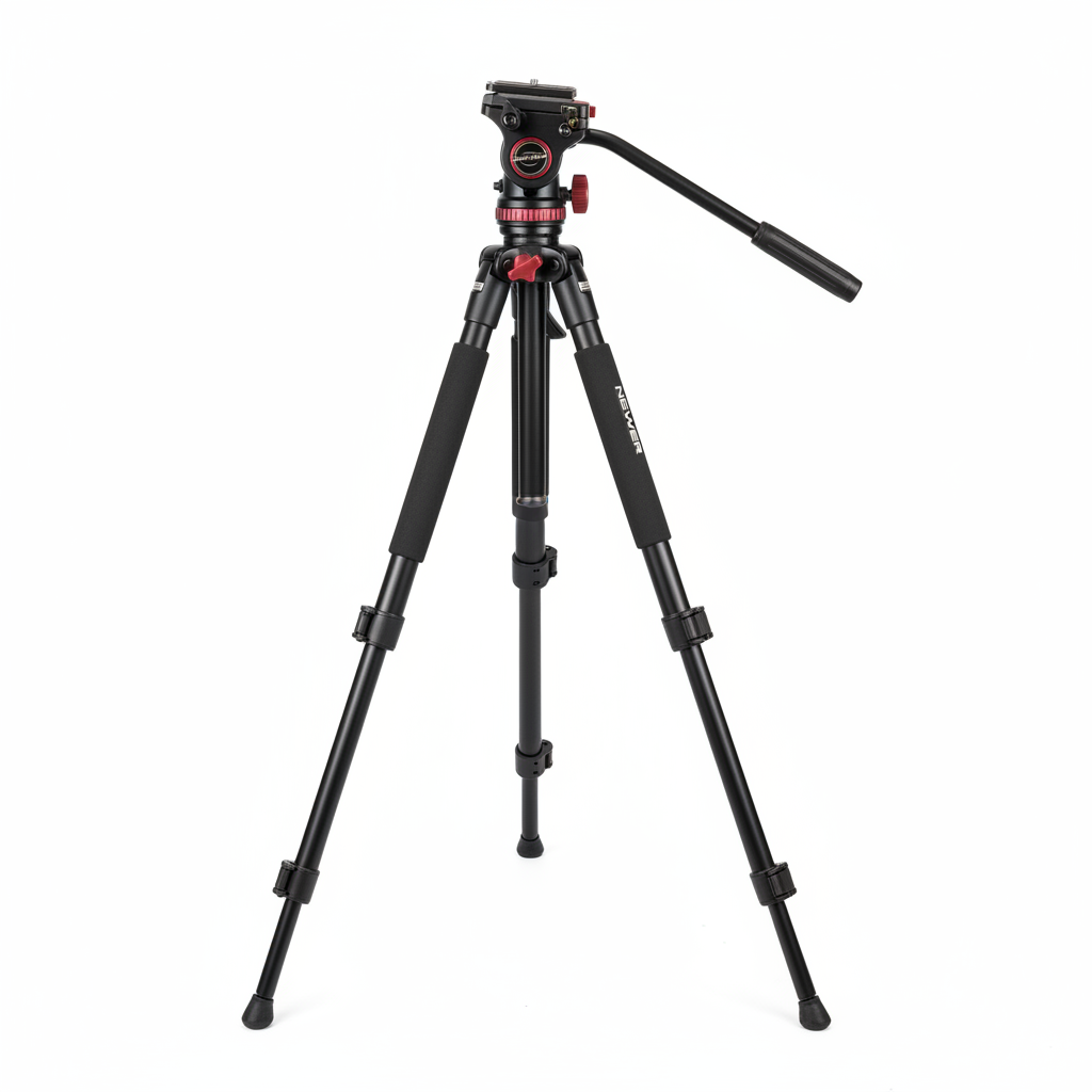NEEWER 74" Video Tripod with Fluid Head