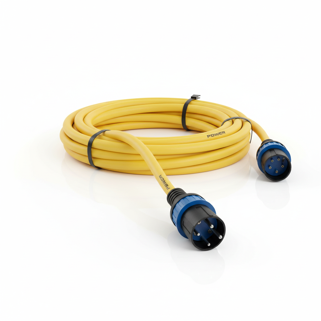 50A 120/240V “California Twistlock” power cable 75’