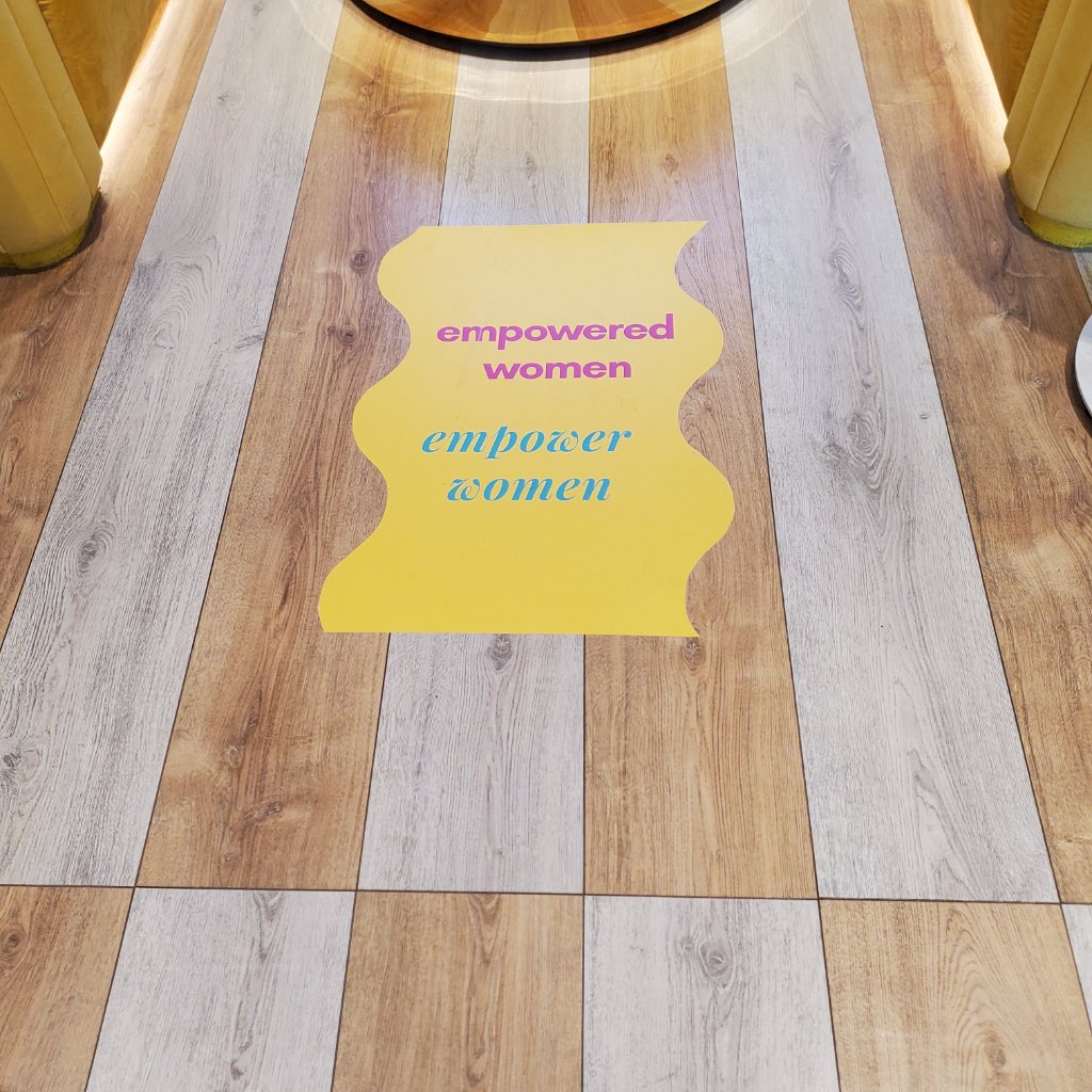 Empowered Women Floor Graphic