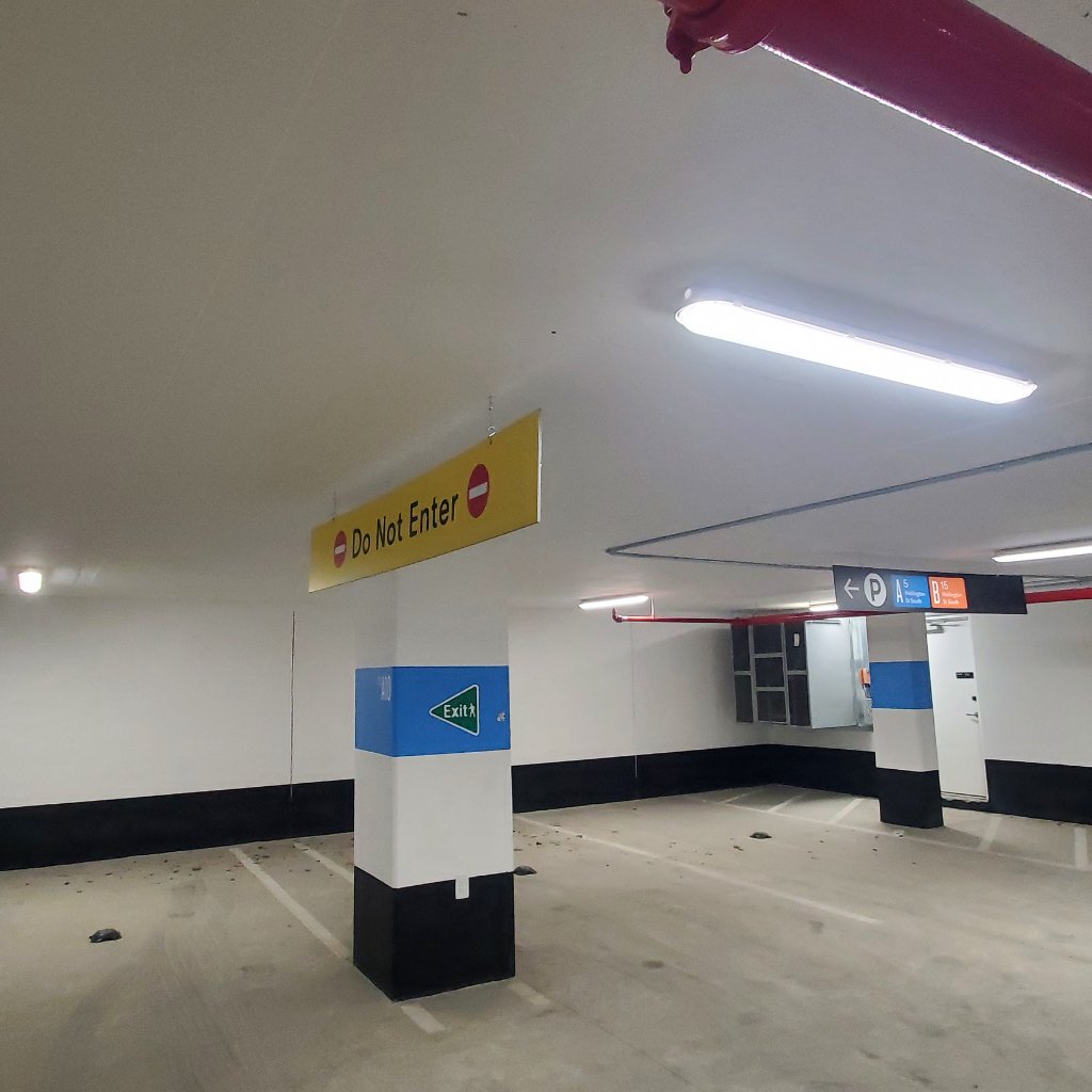 Parking Garage Wayfinding & Traffic Safety Signage