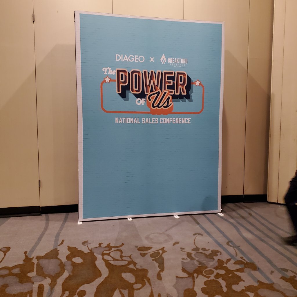 Diageo x Breakthru - Power of Us Conference Backdrop