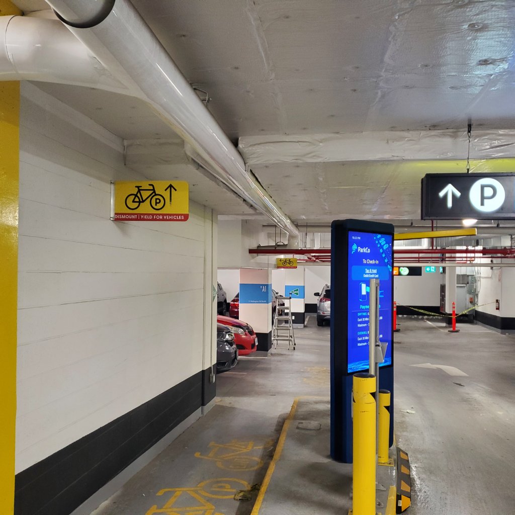 Parking Garage Wayfinding & Traffic Safety Signage