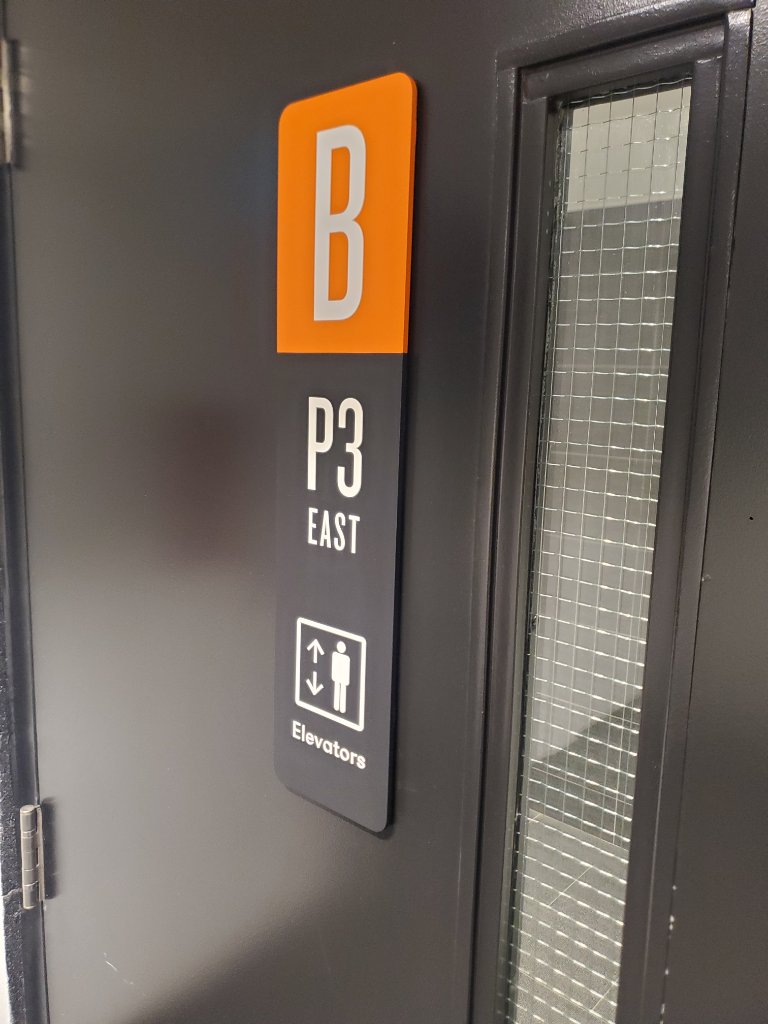 Parking Wayfinding Signage - P3 East