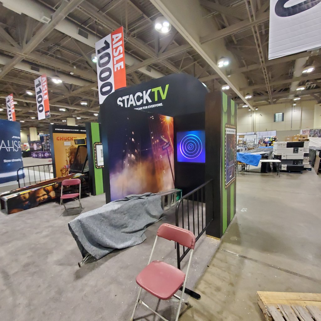 StackTV Carnival - Booth Side View