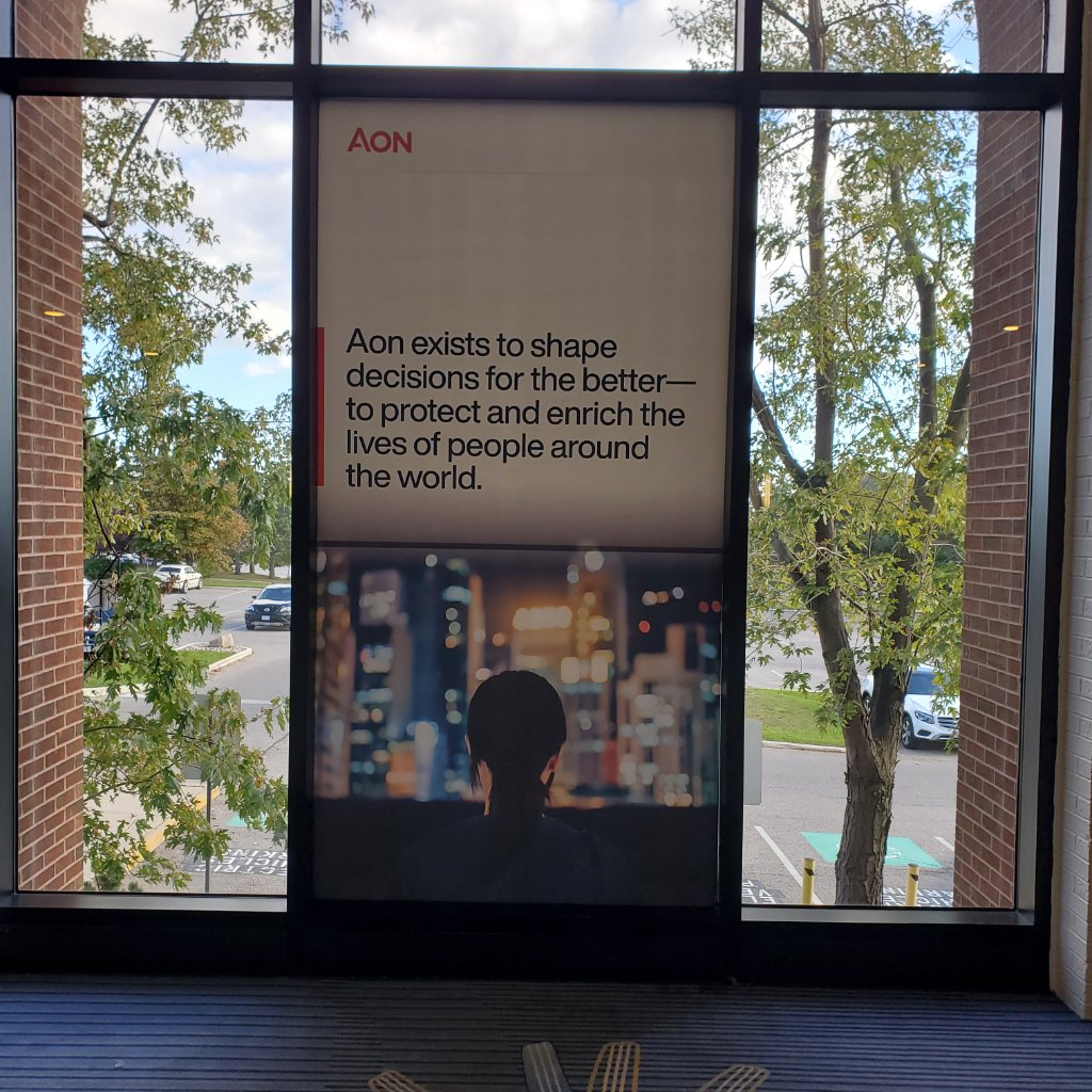 Aon - Mission Statement Window Print