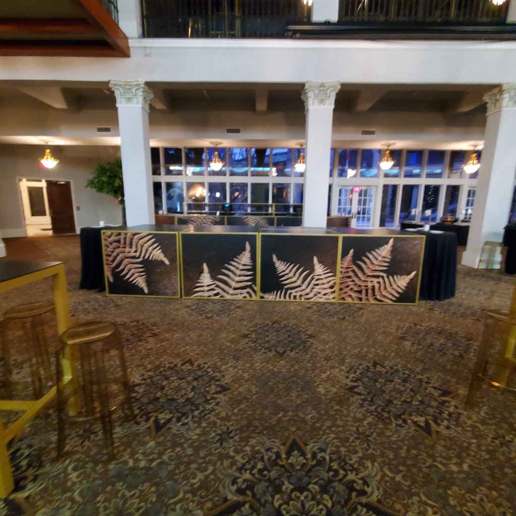 Fern Botanical Event Bar Wrap