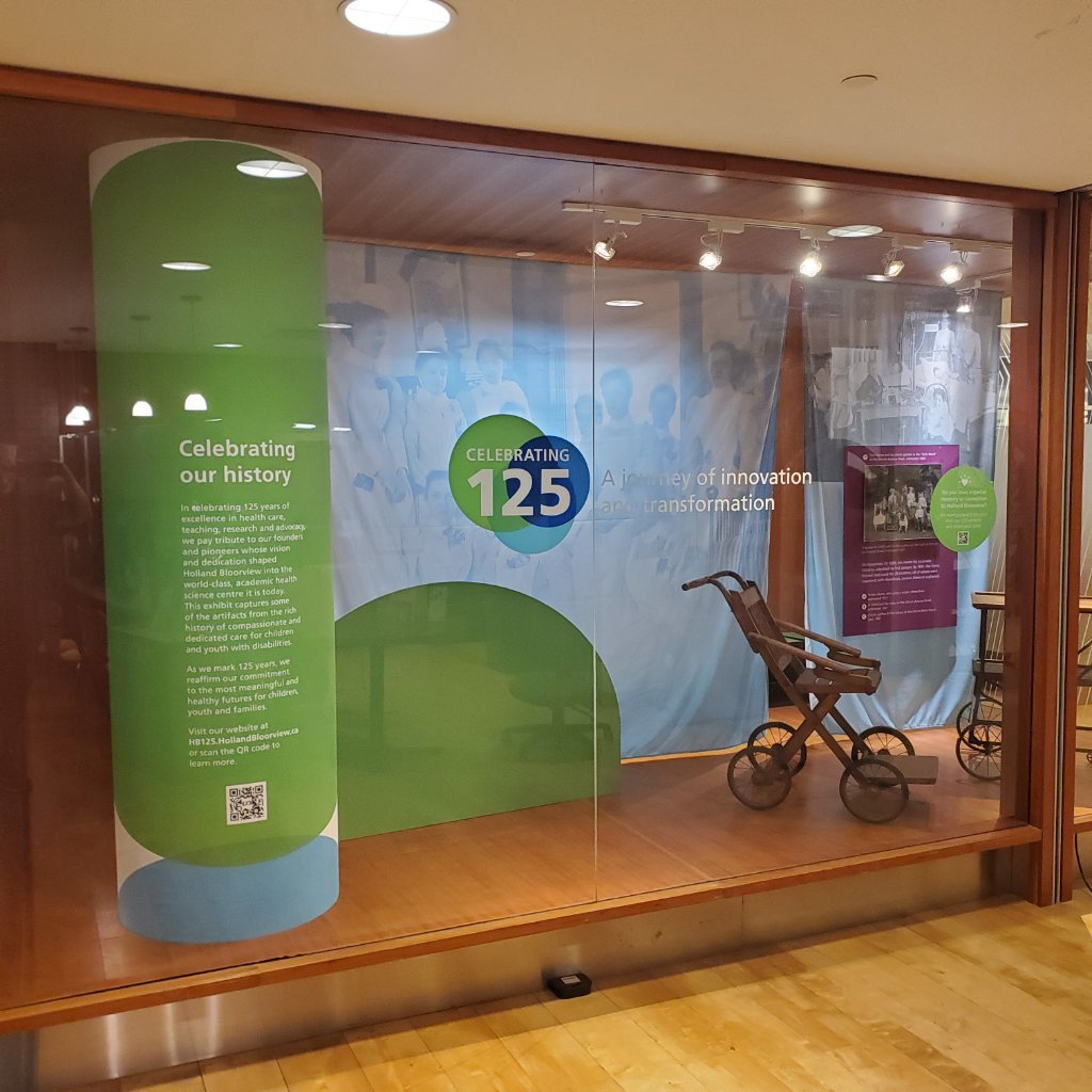 Holland Bloorview - 125th Anniversary Interior Display
