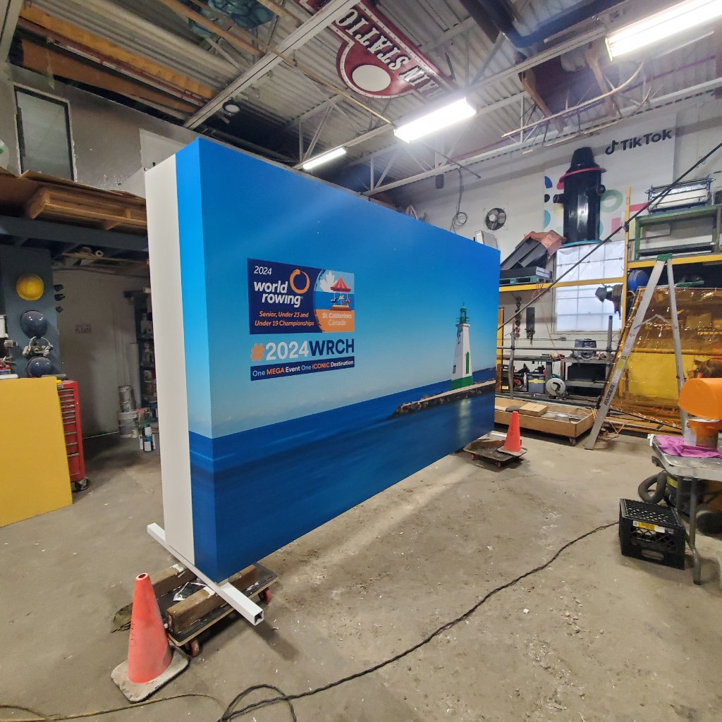 2024 World Rowing Championships - Display Wall Front View