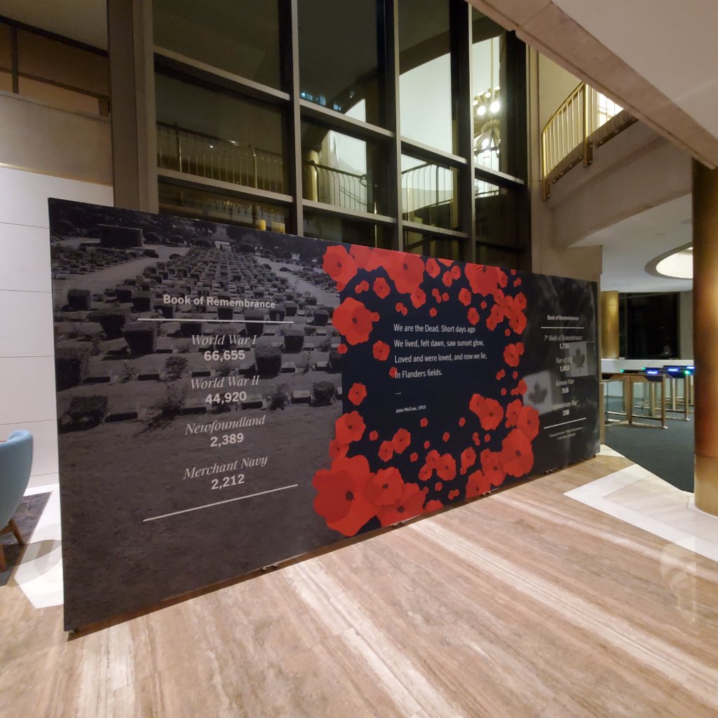 Remembrance Day - Lobby Banner Display
